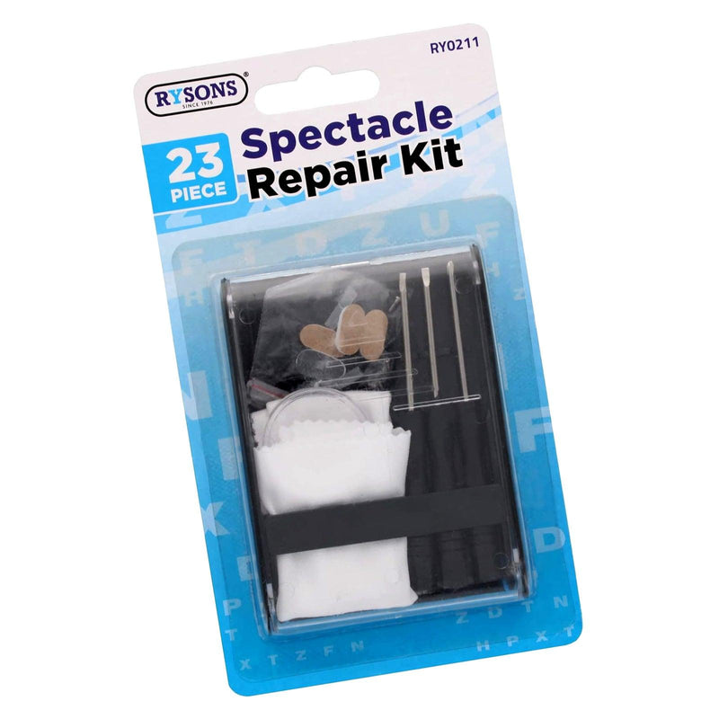 23 Piece Spectacles Repair Kit for Glasses and Sunglasses | Optical Tool Set & Case - tooltime.co.uk