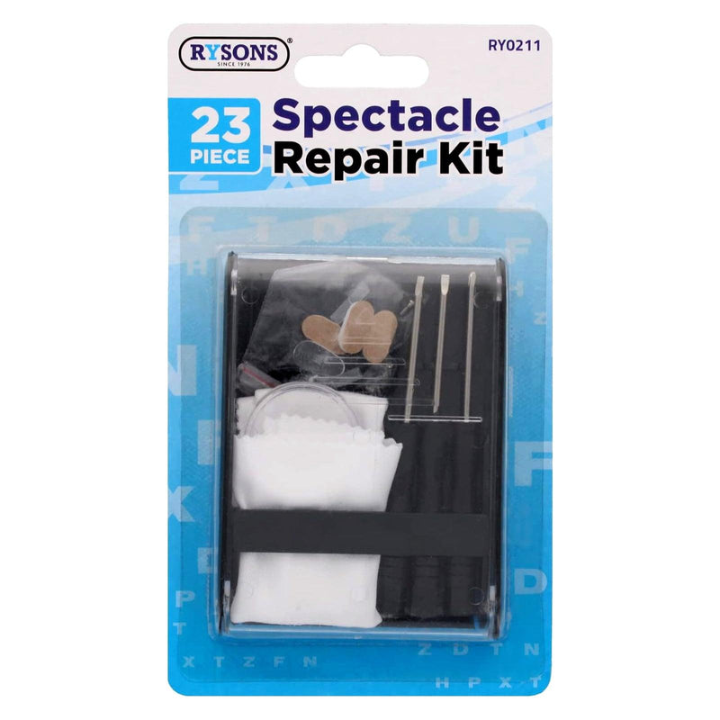 23 Piece Spectacles Repair Kit for Glasses and Sunglasses | Optical Tool Set & Case - tooltime.co.uk