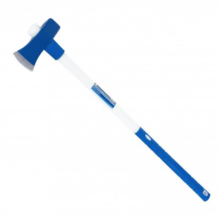 6Lb Log Splitting Chopper Fire Wood Maul Axe Fibreglass Shaft & Rubber Handle
