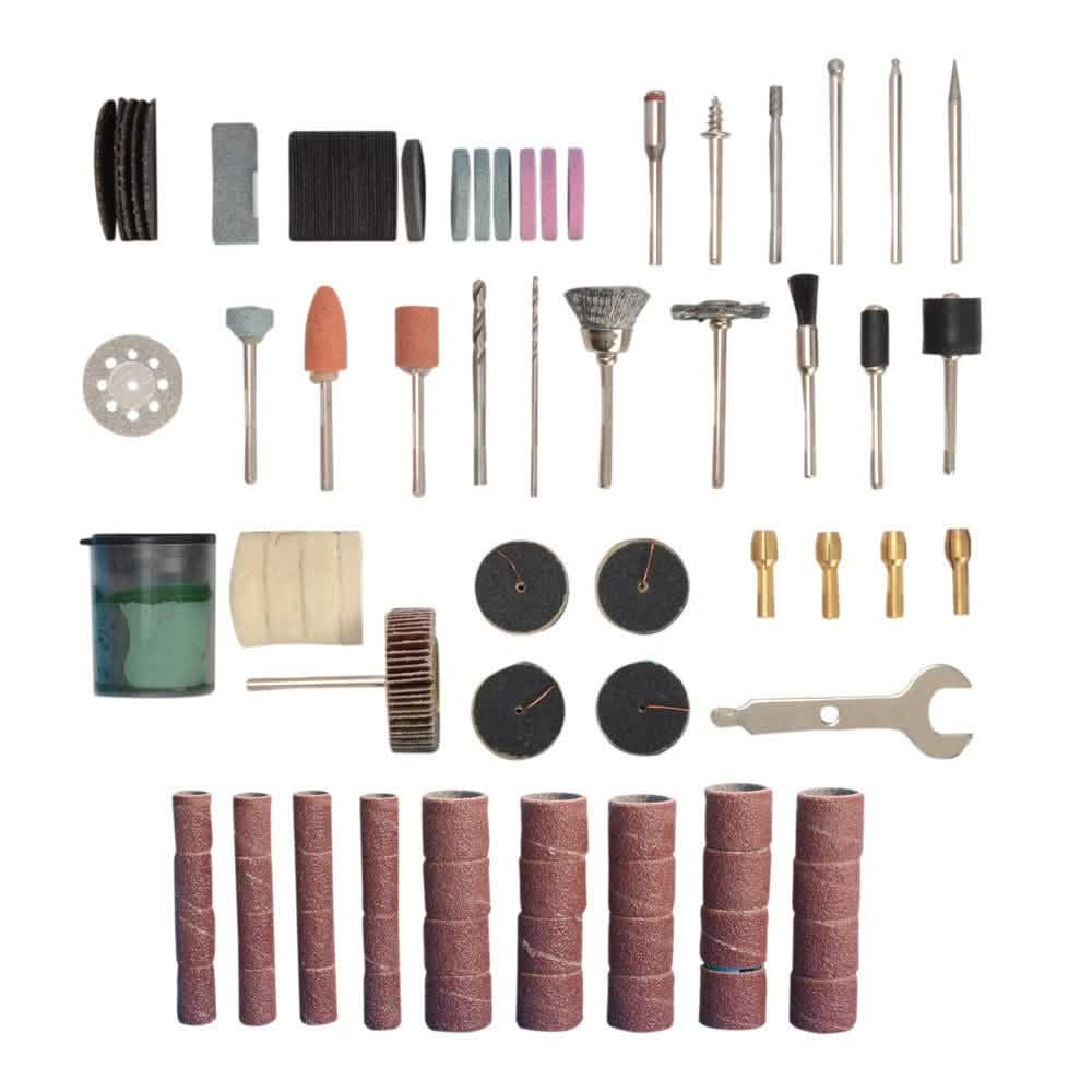 400PC VOCHE MINI ROTARY POWER DRILL HOBBY ACCESSORY KIT FITS DREMEL MULTI TOOLS - tooltime.co.uk