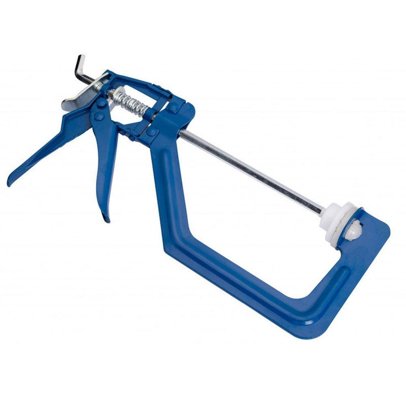 2pc One Handed 6" Ratchet Clamp Quick Release Includes Non Marking Covers - tooltime.co.uk