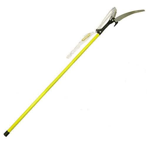 2.6m EXTENDING GARDEN TREE BRANCH PRUNER CUTTER SAW + TELESCOPIC BYPASS LOPPER - tooltime.co.uk