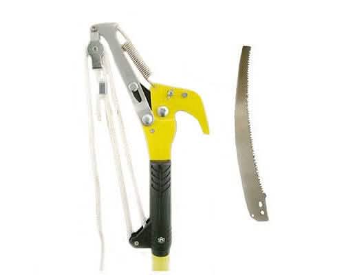2.6m EXTENDING GARDEN TREE BRANCH PRUNER CUTTER SAW + TELESCOPIC BYPASS LOPPER - tooltime.co.uk