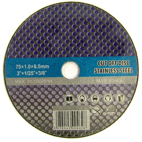 20 Pack Of 75Mm 3" Thin Metal Cutting Disc - Cut Off Tool Wheel