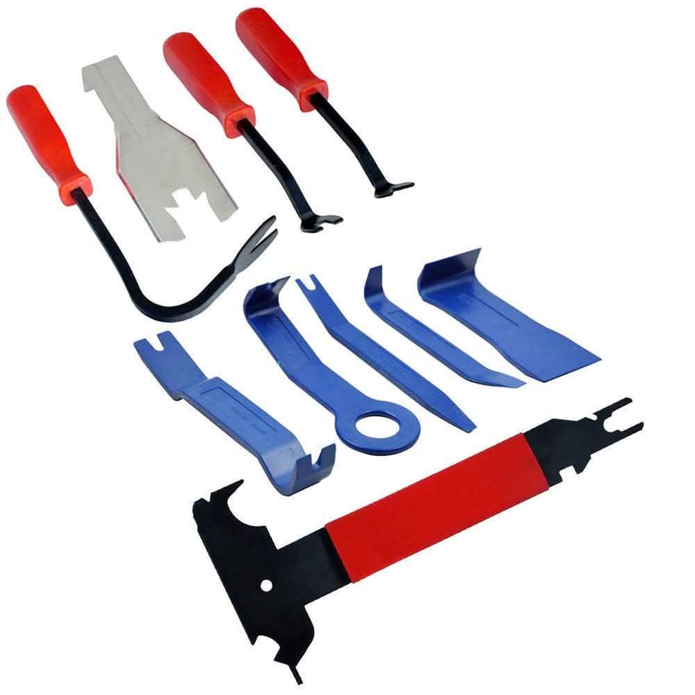 10Pc Car Auto Body Moulding Door Trim Clip Remover Panel Removal Tools Tool Kit