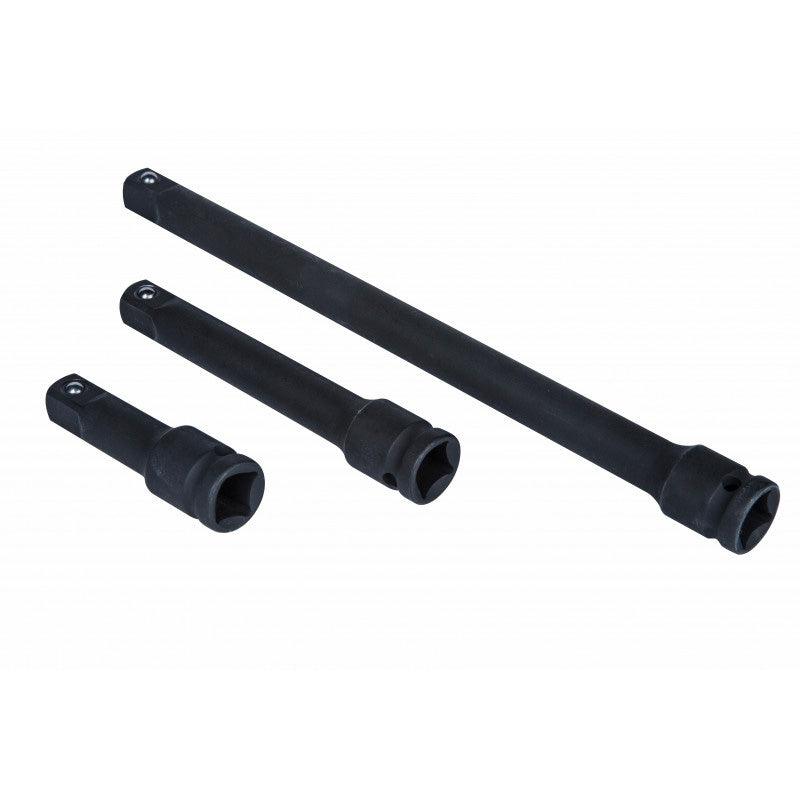 3PC LONG REACH 1/2" IMPACT SOCKET EXTENSION BAR SET 3" 5" 10" LIFETIME WARRANTY - tooltime.co.uk