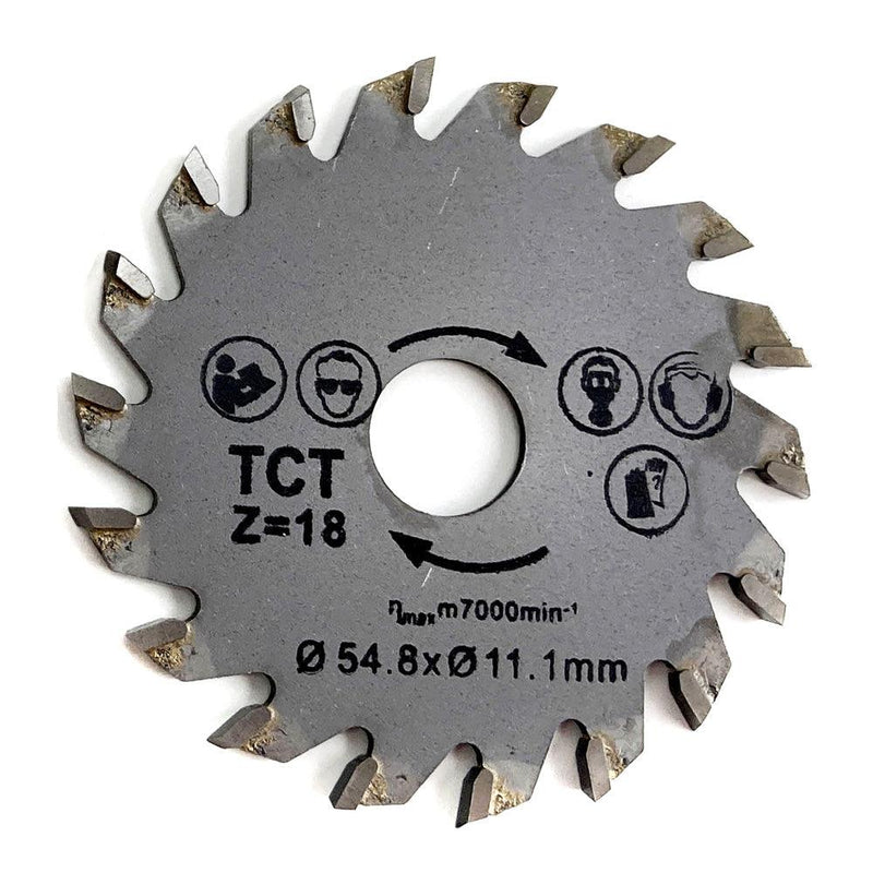 3pc Mini Circular Saw Blade Set 54.8mm 2" HSS TCT Diamond Cutting Discs +Mandrel - tooltime.co.uk