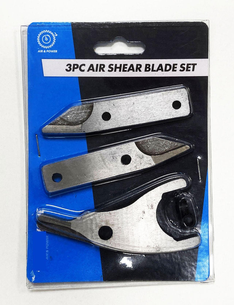 3Pc Replacement Air Shear Spare Blade Set Shears - tooltime.co.uk