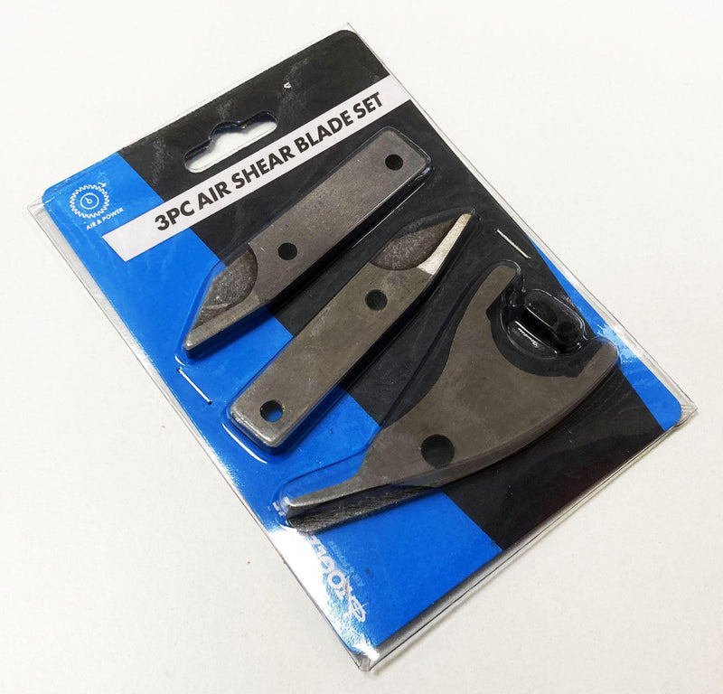 3Pc Replacement Air Shear Spare Blade Set Shears - tooltime.co.uk