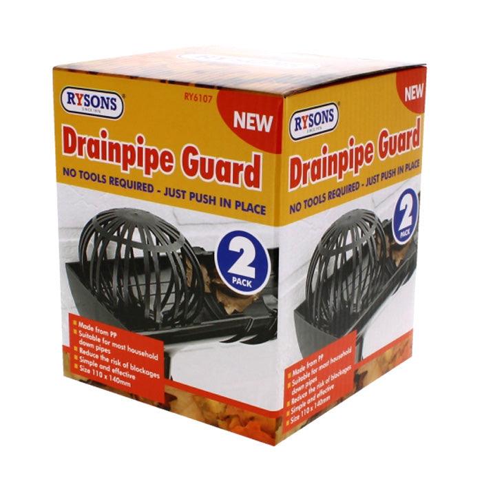 4 x Drainpipe Gutter Guards for Downpipes - tooltime.co.uk