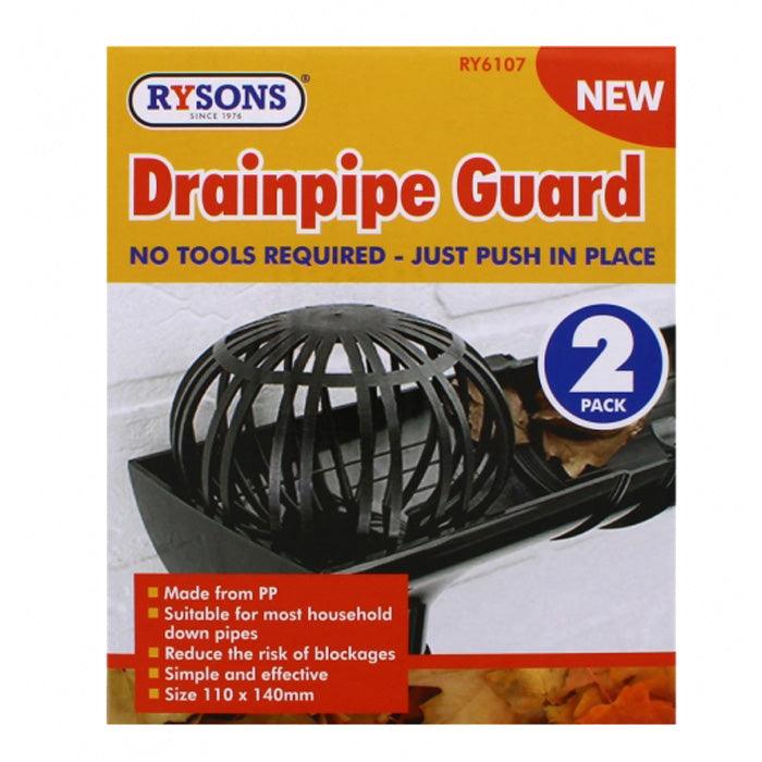 4 x Drainpipe Gutter Guards for Downpipes - tooltime.co.uk