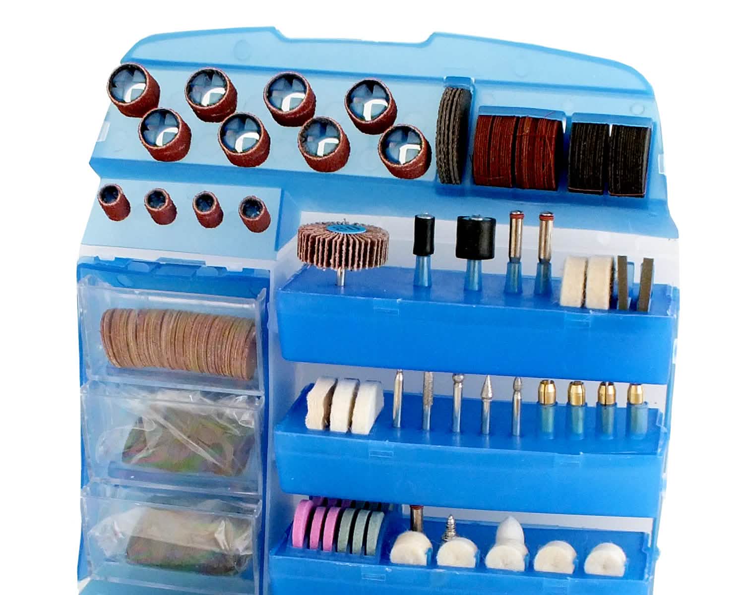 400PC VOCHE MINI ROTARY POWER DRILL HOBBY ACCESSORY KIT FITS DREMEL MULTI TOOLS - tooltime.co.uk
