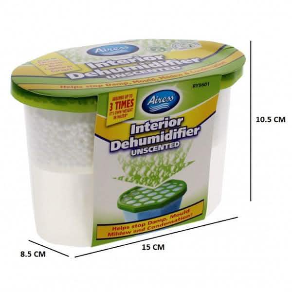 500ml Unscented Interior Dehumidifier | Pack of 1, 3, 6 or 12 available - tooltime.co.uk