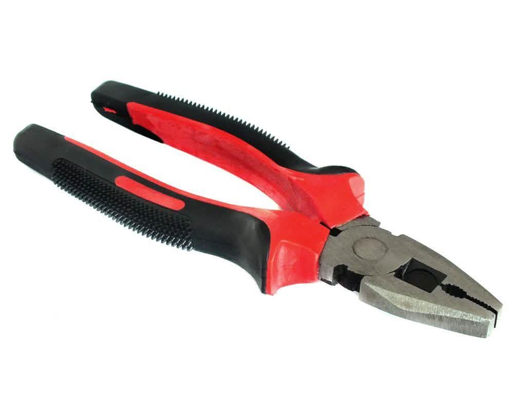3PC 160mm 6" PLIER SET COMBINATION LONG NOSE & SIDE CUTTER WIRE CUTTING PLIERS - tooltime.co.uk