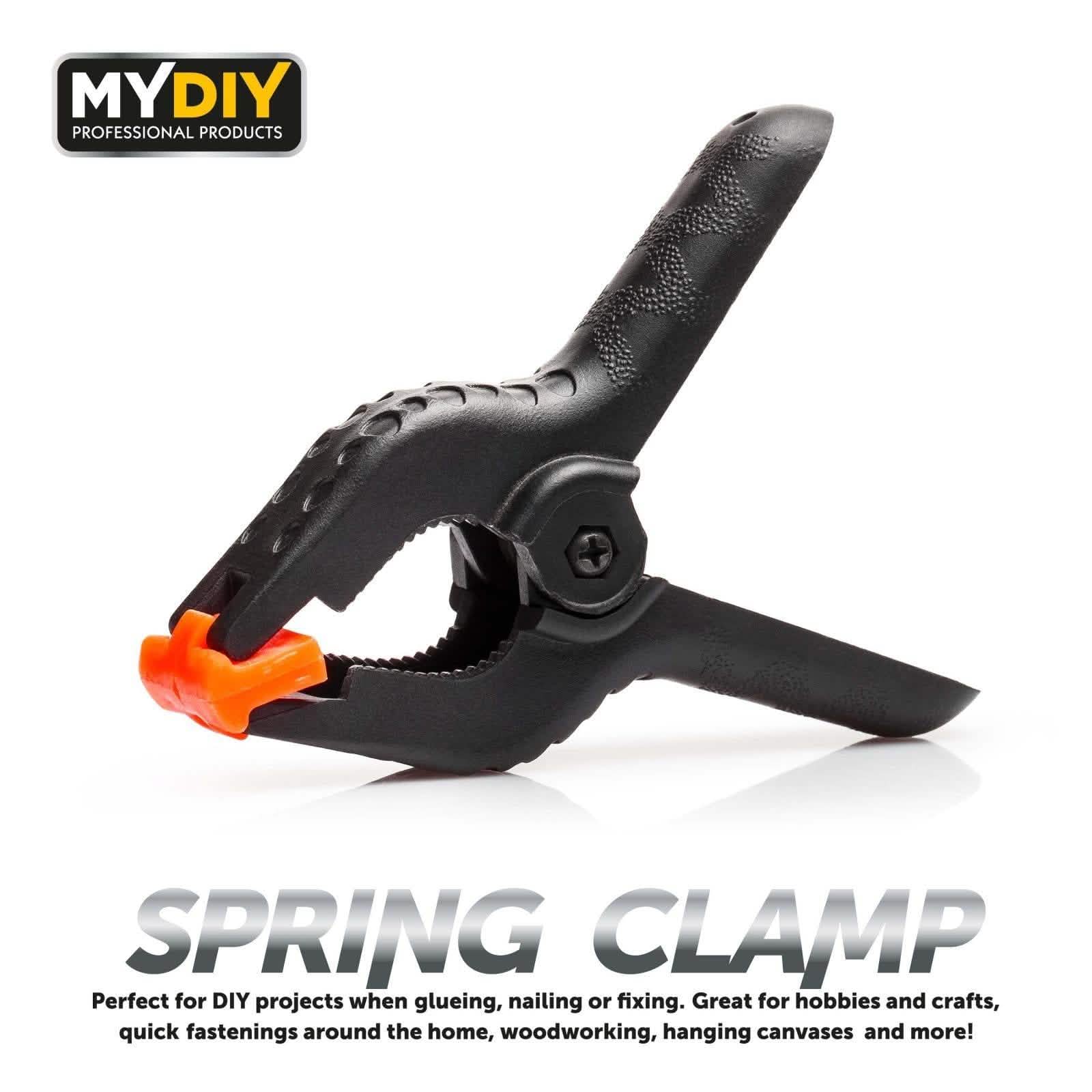 12Pk Spring Clamps 6 Inches - tooltime.co.uk
