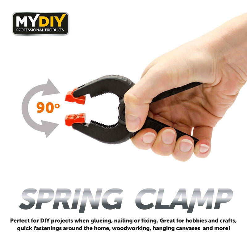 12Pk Spring Clamps 6 Inches - tooltime.co.uk