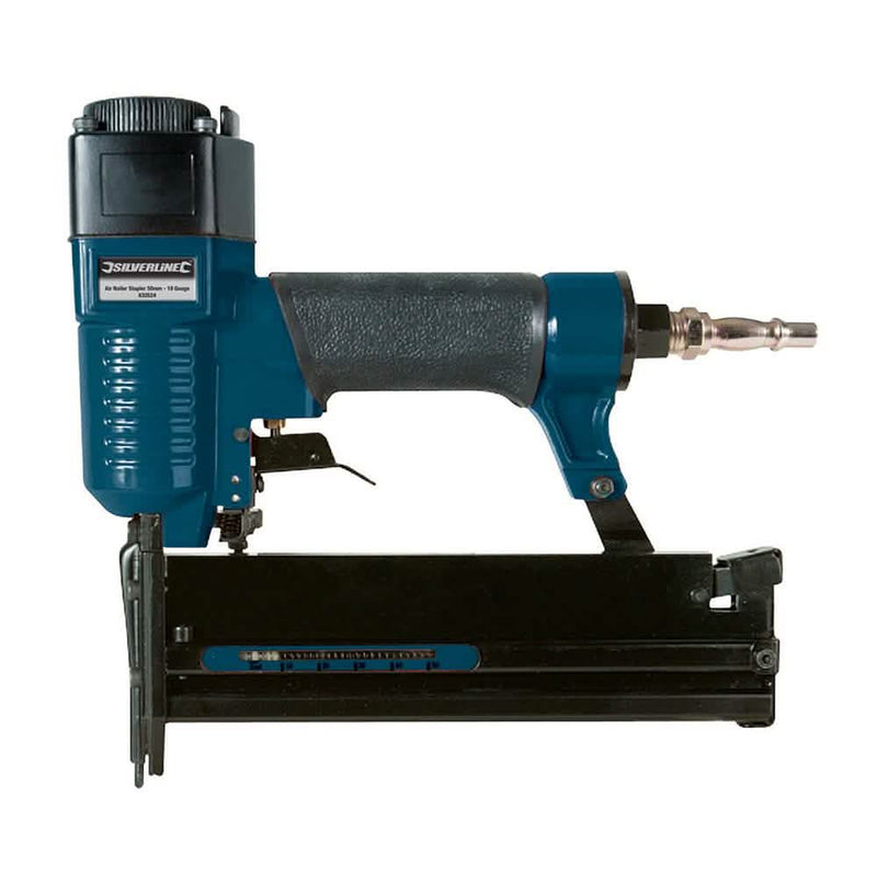 2IN1 AIR NAILER STAPLER 18 GAUGE 10MM - 50MM + 5000 BRAD NAILS - 3 YEAR WARRANTY - tooltime.co.uk