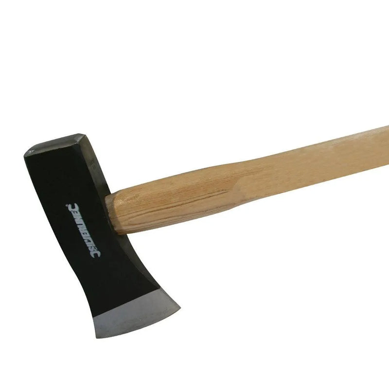 6lb Maul Axe + Log Bomb Wood Splitting - Hardwood Shaft Silverline 633757 - tooltime.co.uk