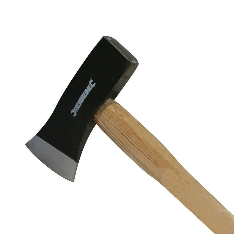 6lb Maul Axe + Log Bomb Wood Splitting - Hardwood Shaft Silverline 633757 - tooltime.co.uk