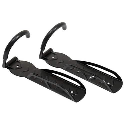 2 PACK VOCHE® WALL MOUNTED MOUNTABLE CYCLE STORAGE HOOKS SPACE SAVING BIKE RACKS - tooltime.co.uk