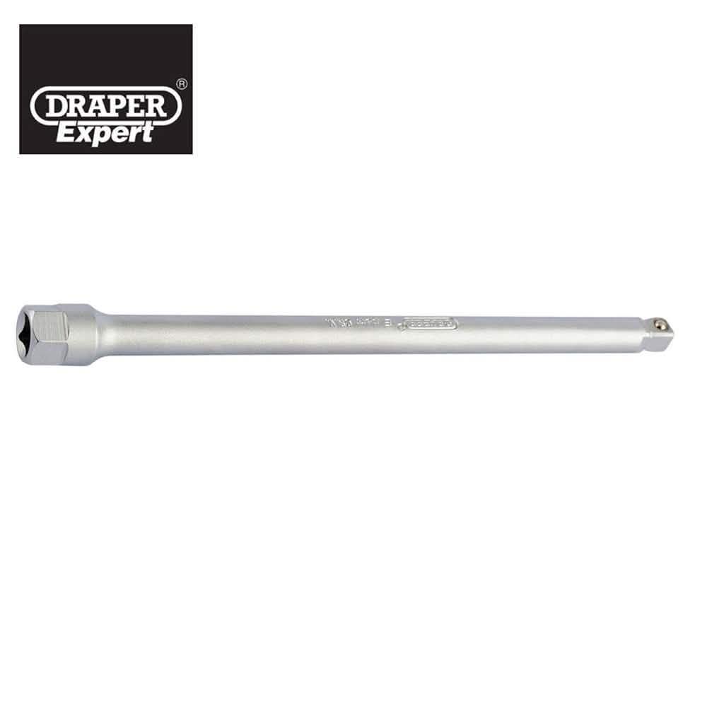 DRAPER EXPERT 150mm 1/4" SQUARE DRIVE SATIN CHROME WOBBLE EXTENSION BAR 85134 - tooltime.co.uk