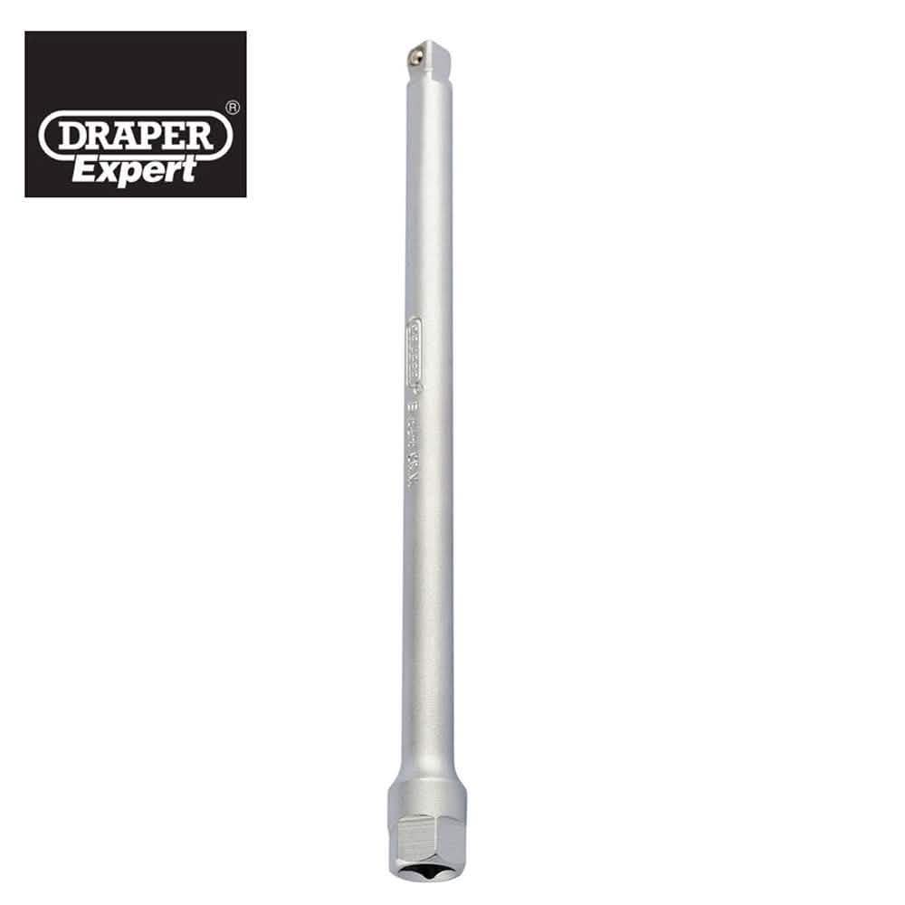 DRAPER EXPERT 150mm 1/4" SQUARE DRIVE SATIN CHROME WOBBLE EXTENSION BAR 85134 - tooltime.co.uk