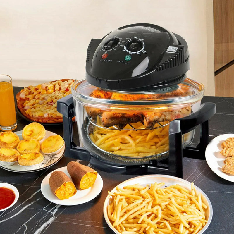 Air Fryer Halogen Convection Oven 1400W Electric Multi Function Cooker 12L / 17L - tooltime.co.uk