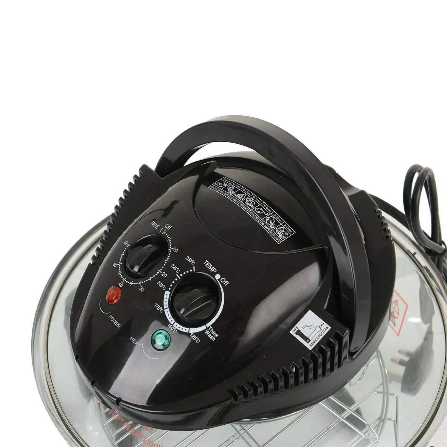 Air Fryer Halogen Convection Oven 1400W Electric Multi Function Cooker 12L / 17L - tooltime.co.uk