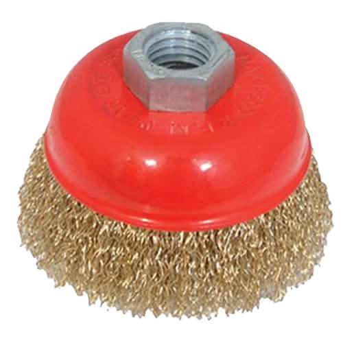 5 PACK FLAP DISC TWIST KNOT SEMI FLAT WIRE WHEEL CUP BRUSH 115MM ANGLE