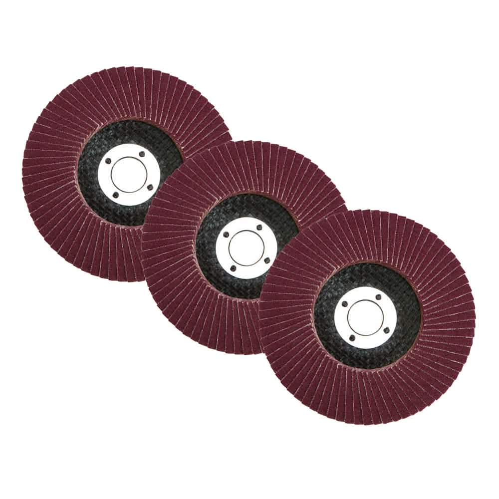 5 PACK FLAP DISC TWIST KNOT SEMI FLAT WIRE WHEEL CUP BRUSH 115MM ANGLE GRINDER - tooltime.co.uk