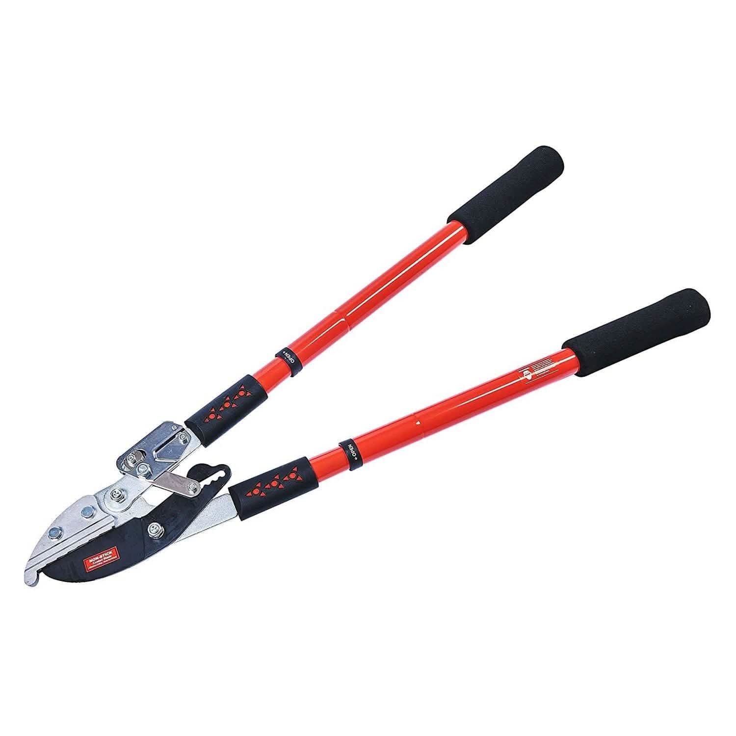Anvil Ratchet Lopper - Telescopic Handles - Branch Pruner - 3 Year Warranty - tooltime.co.uk