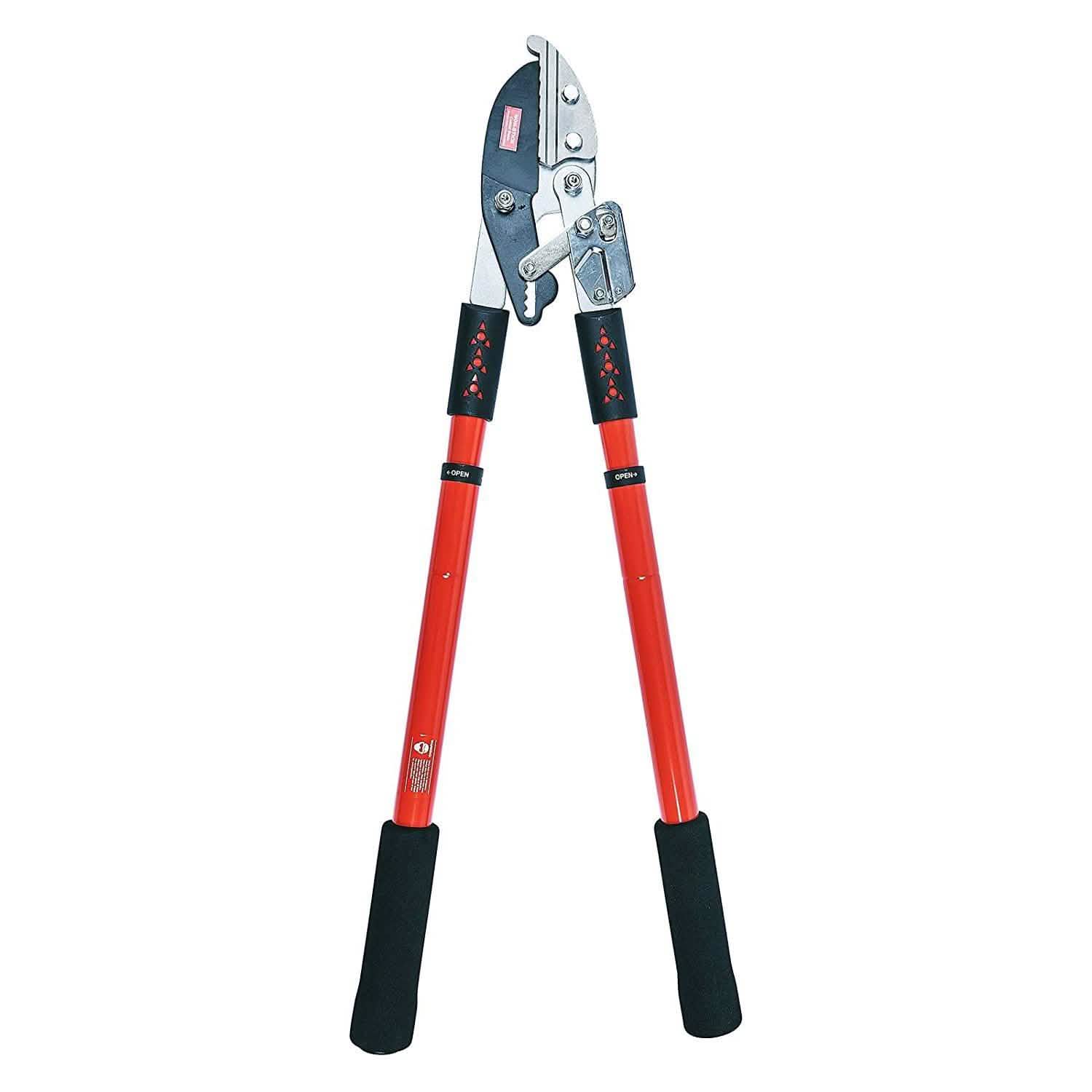Anvil Ratchet Lopper - Telescopic Handles - Branch Pruner - 3 Year Warranty - tooltime.co.uk