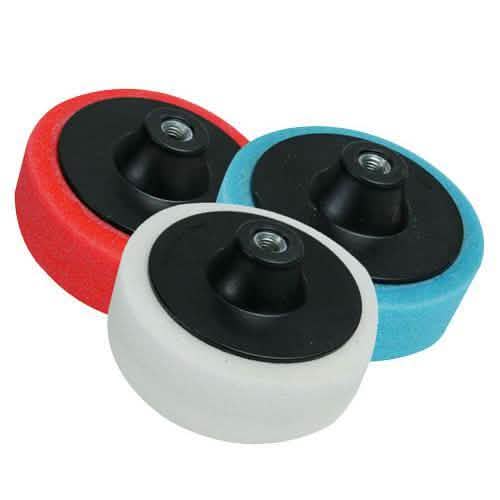 DRAPER 180mm ANGLE POLISHER BUFFER & SANDER PLUS 3PC SPONGE POLISHING HEADS KIT - tooltime.co.uk