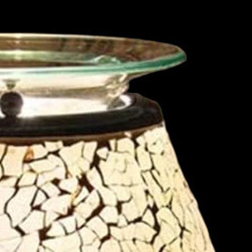 Aroma Lamp Oil Burner Warmer Wax Melter Pearl Mosaic - tooltime.co.uk