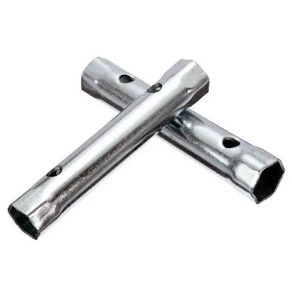 Box Spanners Set 6pc Metric 6-17mm Tubular Monobloc Tap Wrenches Tube Spark Plug - tooltime.co.uk