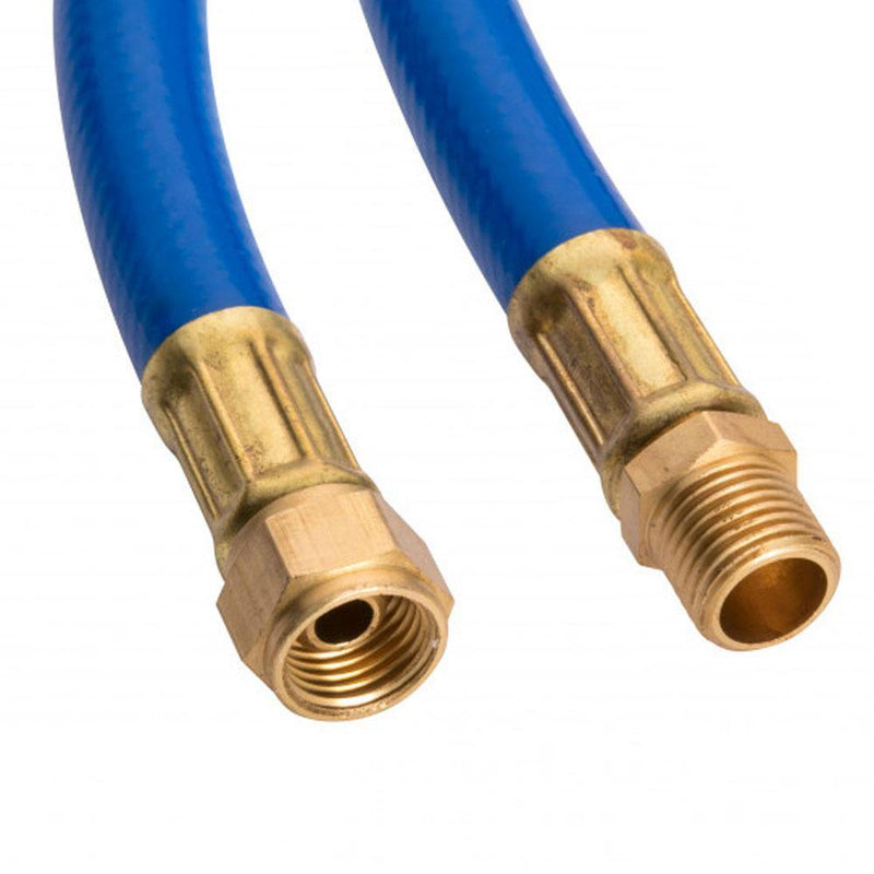 BLUESPOT RUBBER AIR HOSE LINE 10M FOR AIR COMPRESSOR 1/4" BSP 8MM BORE 290 PSI-tooltime.co.uk