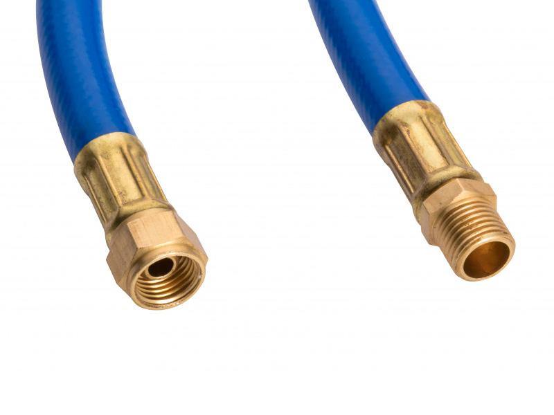 15m x 8mm BORE REINFORCED RUBBER LINE AIR HOSE FOR COMPRESSOR 1/4" BSP 290 PSI-tooltime.co.uk