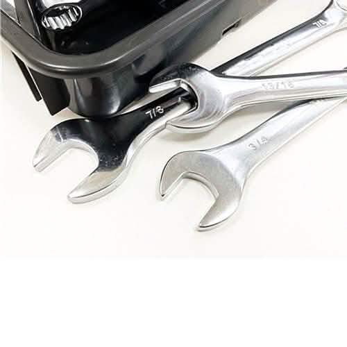 Combination Spanner Set Fully Polished Stubby Wrench Metric Imperial (32PC) - tooltime.co.uk