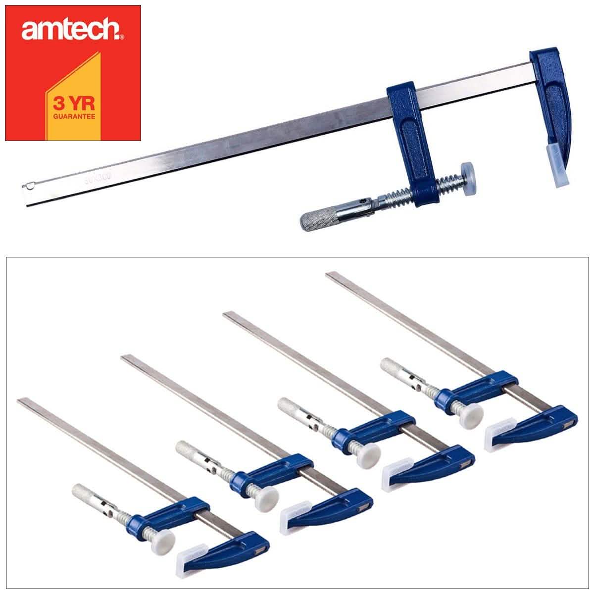 4Pc Brick Layers Profile Clamps Cast Iron 12" Wood Working F-Clamps 50 X 300Mm