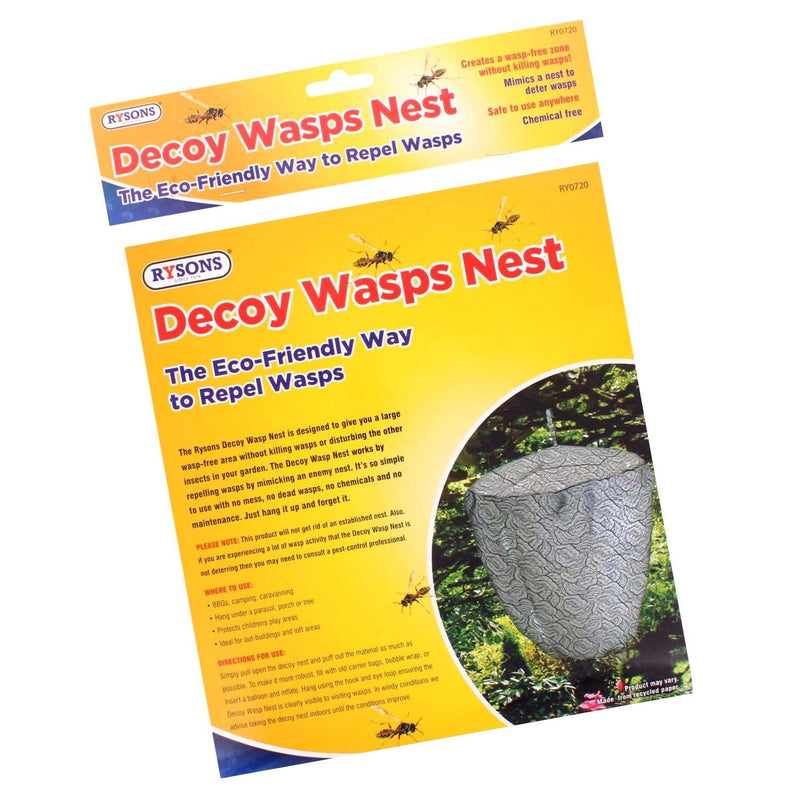 Decoy Paper Wasps Nest Eco Friendly Deterrent - tooltime.co.uk