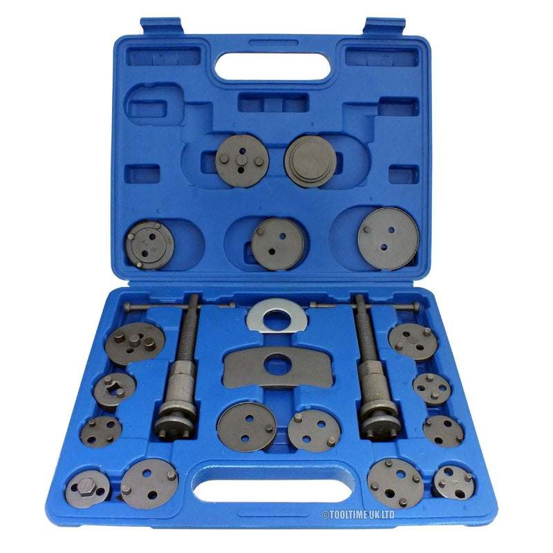 Disc Brake Piston Rewind Back Tool Kit Universal Car Auto Wind Back Caliper 22PC - tooltime.co.uk