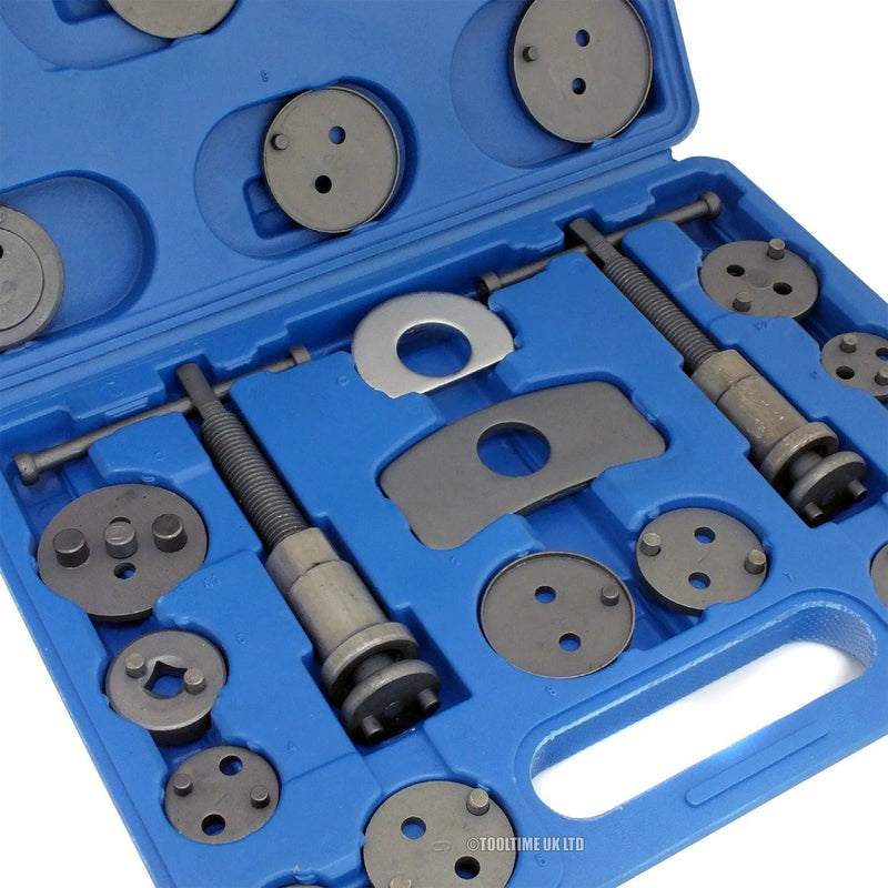 Disc Brake Piston Rewind Back Tool Kit Universal Car Auto Wind Back Caliper 22PC - tooltime.co.uk