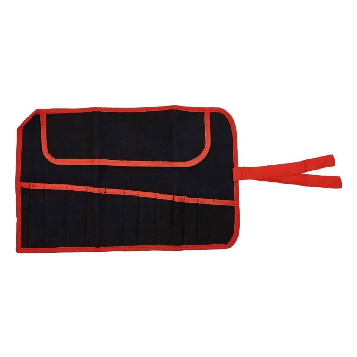 12 PIECE PRECISION HOLLOW PUNCH SET 3-19mm GASKET HOLE CUTTER + CANVAS TOOL ROLL-tooltime.co.uk