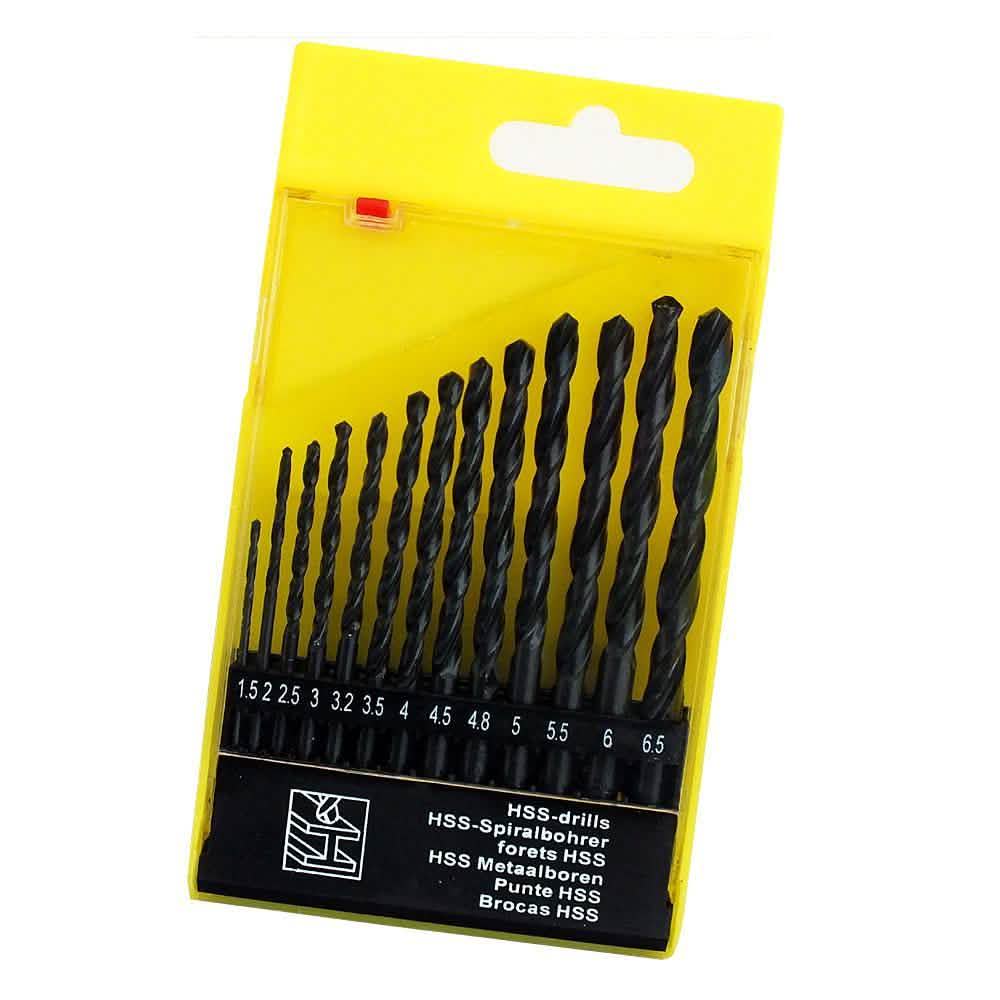 DRAPER 500W VARIABLE SPEED HAMMER DRILL WITH SIDE HANDLE & 13PC HSS BIT SET-tooltime.co.uk