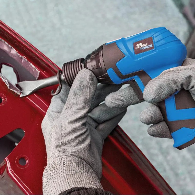 Draper Air Hammer Gun Kit + 4 x Chisel Bits + Needle Descaler Paint Rust Remover - tooltime.co.uk