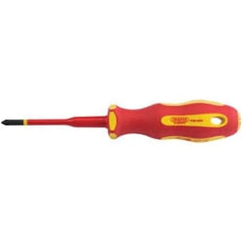 Draper Draper Ergo Plus Slimline Pz Type Vde Screwdriver, No.1 X 80Mm Dr-02165