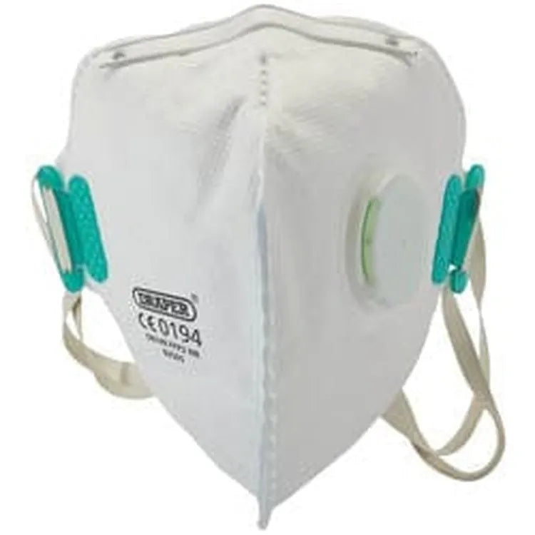 Draper Draper Ffp2 Nr Vertical Dust Mask (Pack Of 2) Dr-82565