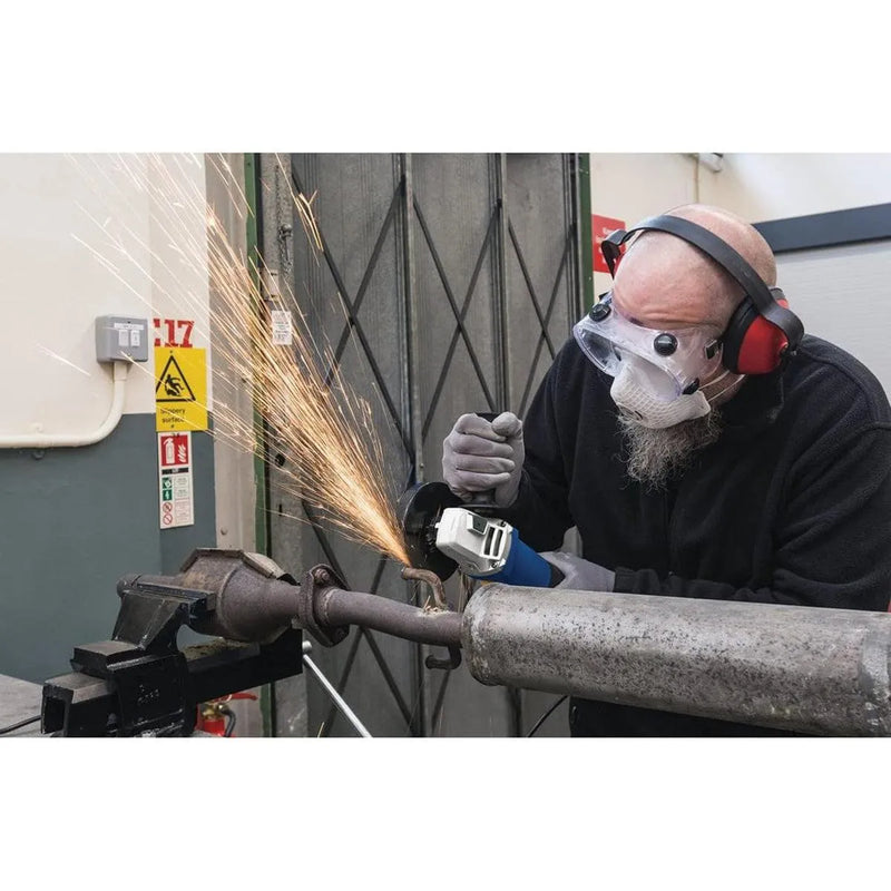 Electric Angle Grinder 850W 115mm 4.5" Cutting Grinding Power Tool Draper 83605 - tooltime.co.uk