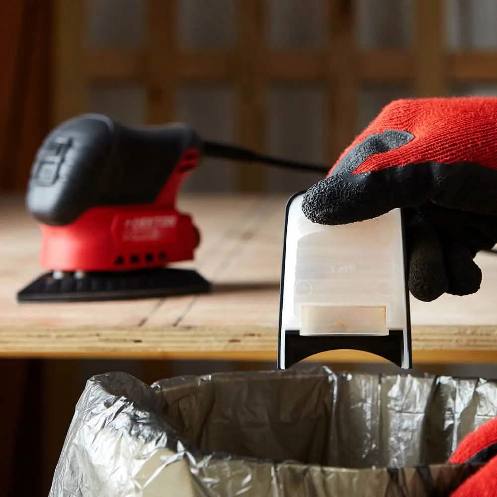 Electric Detail Sander Palm Mouse 75W + 25 Sanding Sheets & Dust Collection Box - tooltime.co.uk