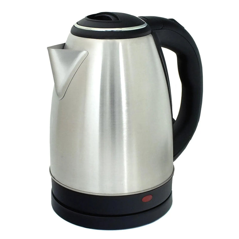 Electric Kettle Cordless Stainless Steel Jug 1500W 1.8L 360° Boil Dry Protection - tooltime.co.uk